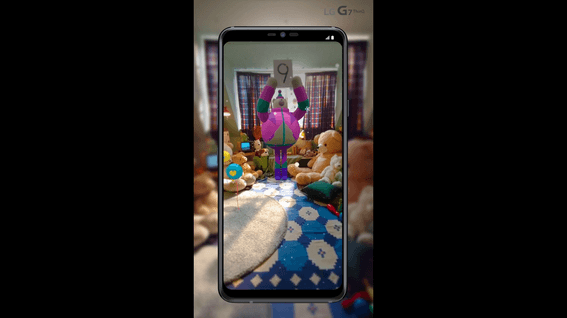 두둠 포트폴리오 - LG G7 AR STICKER 서비스 홍보 영상