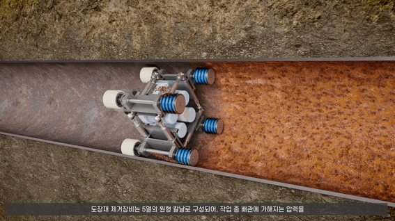 두둠 포트폴리오 - 영원파이프솔루션 갱생공법 3D그래픽 소개 영상
