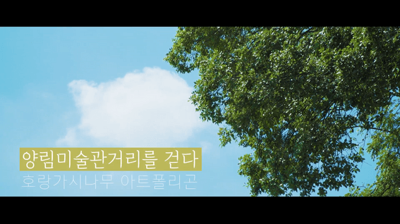 두둠 포트폴리오 - 양림미술관거리 홍보 영상