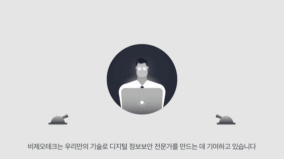 두둠 포트폴리오 - 비제오테크 정보보안 및 데이터 관리기업 홍보 영상