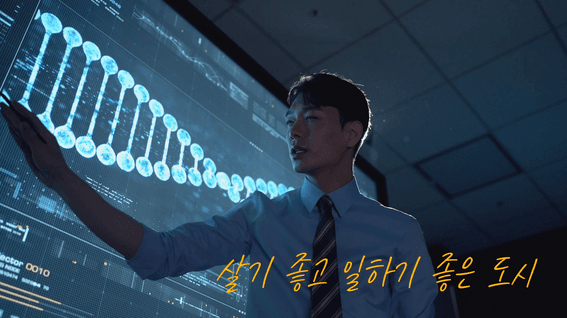 두둠 포트폴리오 - 수원특례시 기업 유치단 홍보 영상