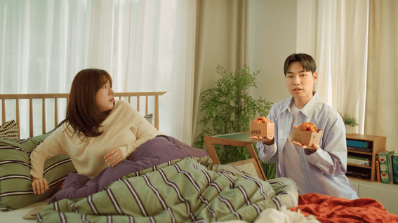 두둠 포트폴리오 - 교촌치킨ㅣ교촌싱글윙 제품 홍보영상