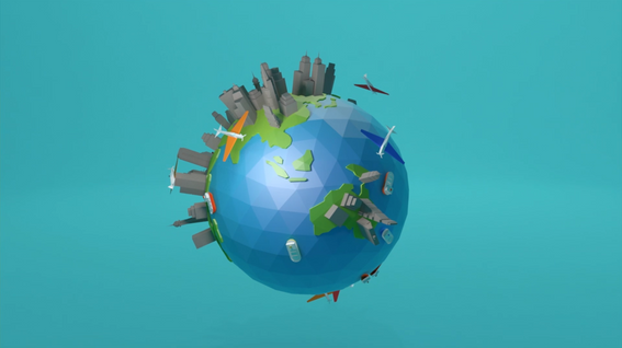 두둠 포트폴리오 - 국제원산지정보원 3D인포그래픽 홍보 영상