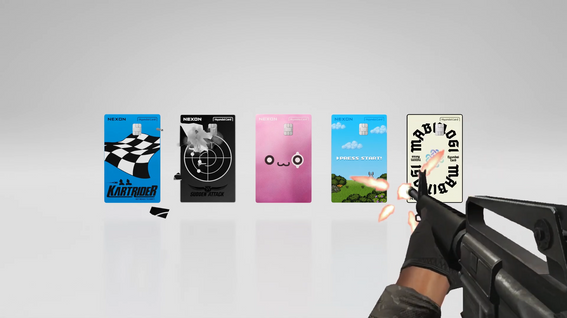 두둠 포트폴리오 - 현대카드 X 넥슨 모션그래픽 홍보 영상